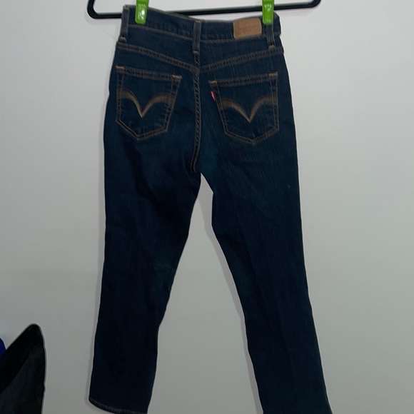 Levi’s 512 Straight Leg Dark Wash Jeans - Picture 3 of 7